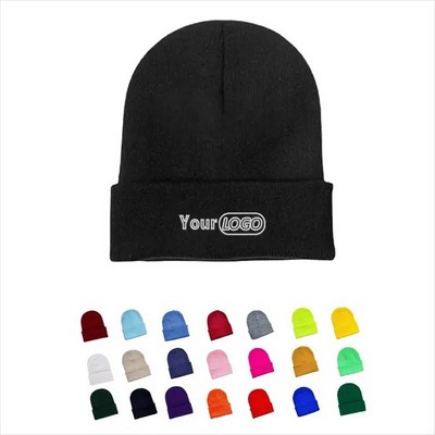 Winter Windproof Knitted Beanie(Ocean)