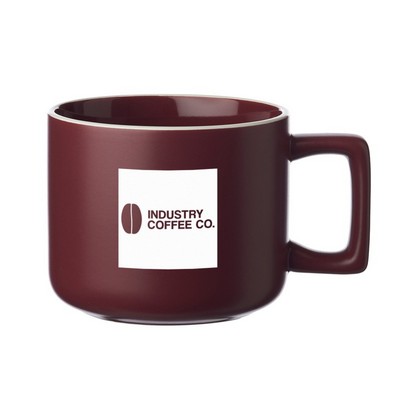 14 oz. Milano Matte Ceramic Mug (1 Color Imprint)