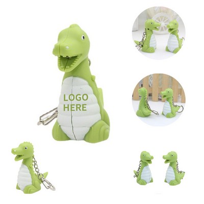 Adorable Dino LED & Sound Keychain