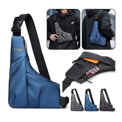 Man Boy Adjustable Strap Casual Practical CrossbodyMessengers Chest Bag