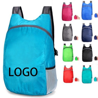 Oxford Cloth Folding Outdoor Backpack