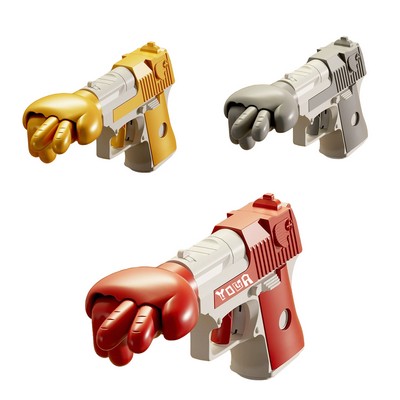 Rock-Paper-Scissors Radish Gun Fidget Toy