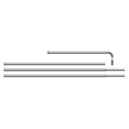 VIZI™ Flat Top Swooper 4-Piece Pole Hardware Set