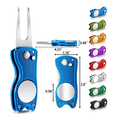 Golf Divot Repair Marker Tool