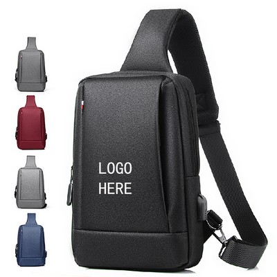 Waterproof Oxford Fabric Multi-Functional Chest Bag