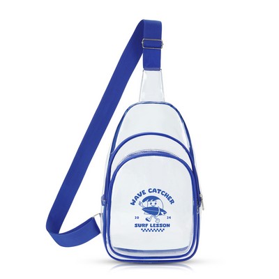 Clear PVC Crossbody Sling Bag
