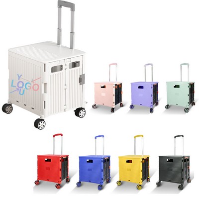 Rotating Wheel Foldable Handcart