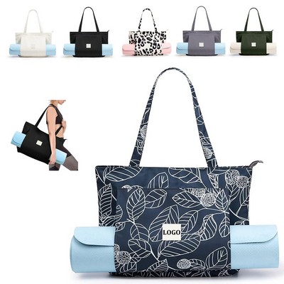 Yoga Canvas Tote Bag