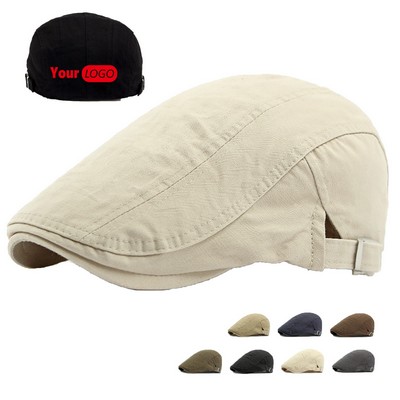 Hat Chef Berets Barber Skull Cap Customizable
