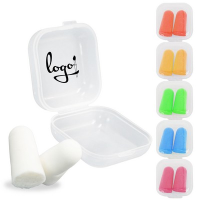 Soft Foam Ear Plugs With Case