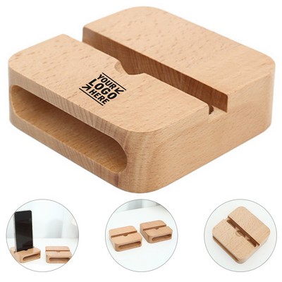 Natural Wood Acoustic Amplifier Stand