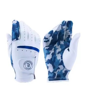 Premium Sublimated Men's Cabretta Leather Golf Gloves