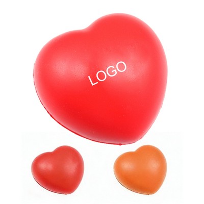 Heart Shaped Pu Stress Ball For Education Training And Corporate Promotional Gifts