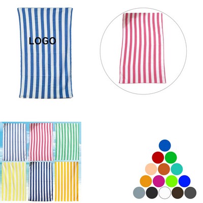 Cotton Striped Bath Towel