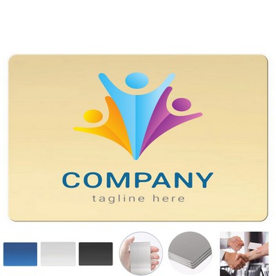 Stainless Steel Metal Business Name Card