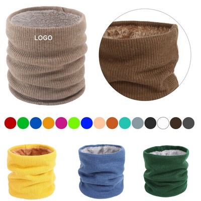 Double-Layer Neck Warmer Scarves