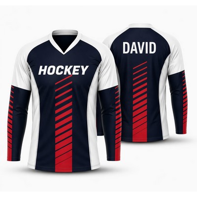 Men's Custom Sublimated Ice Hockey Jersey 200GSM