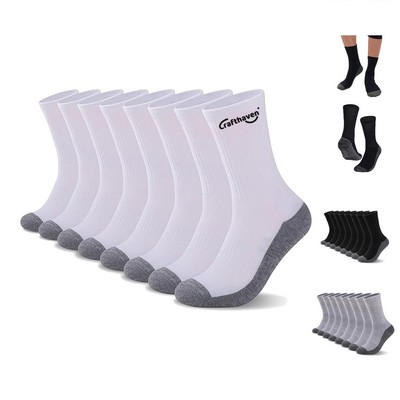 Moisture Wicking Cushion Crew Socks