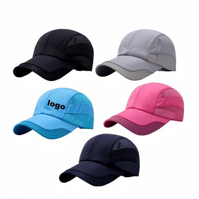 Unisex Quick Dry Mesh Baseball Cap for Casual Sports and Everyday Wear