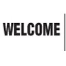 5 Panel Nylon Message Stack Flag - Welcome (3'x12')
