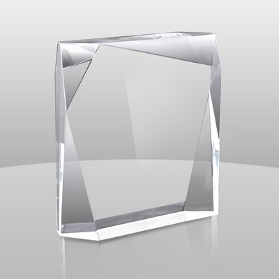 Jewel Bevel Award (7"x6"x1 1/4")