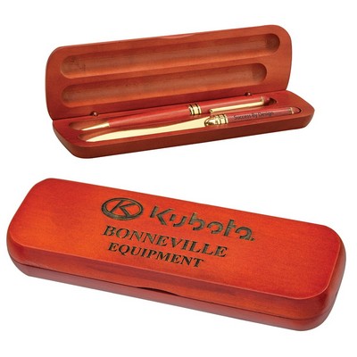 Rosewood Case w/Pen & Letter Opener Gift Set