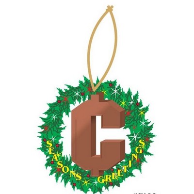 Cent Sign Gift Shop Wreath Ornament w/ Mirrored Back (4 Square Inch)