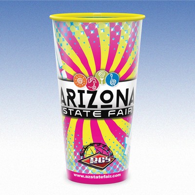 32 oz-Reusable Clear Plastic Cups