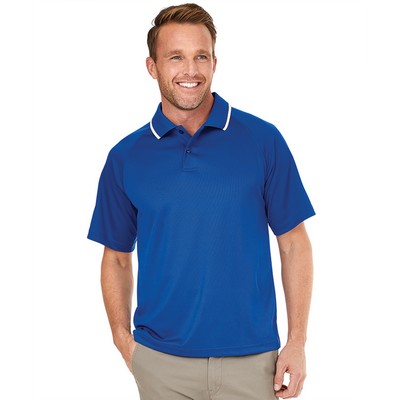Men's Classic Solid Wicking Polo Shirt