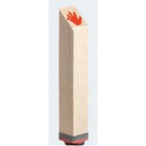 Traditional Wood Handle Stamp (1/2" Square) *OUT OF STOCK*