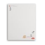 Flat Full Color White Economy Smooth Letterhead