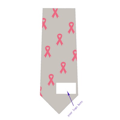 Grey Stock Design Silk Awareness Tie