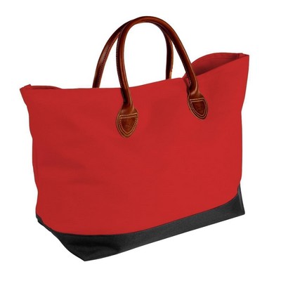 USA & Union Made Canvas Leather Handle Tote Bag