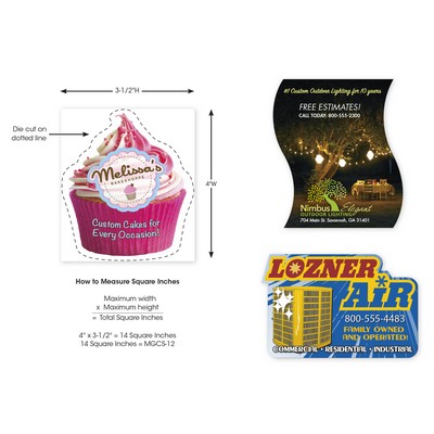 Good Value™ 30 Mil Custom Shaped Magnet 10.01-12 Square Inches
