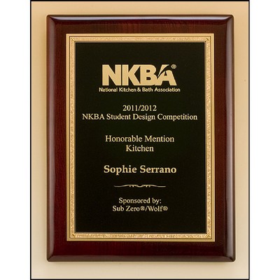 Rosewood Plaque (11" x 14")
