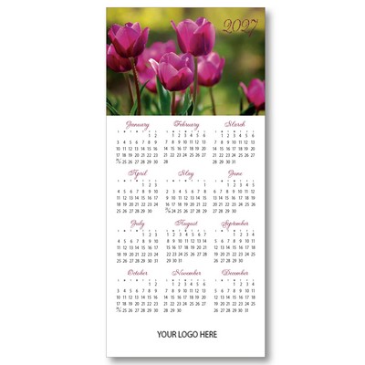 2027 Tulips Magnetic Calendar
