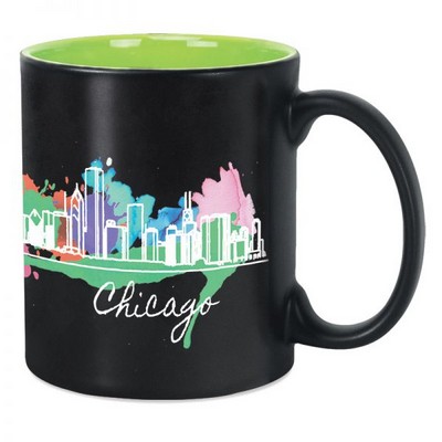 11 Oz. Classic Two Tone Matte Coffee Mug