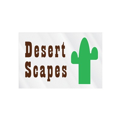 Rectangle Sticker | Square Corner | 2" x 3" | Clear Static | Static Face | Screen