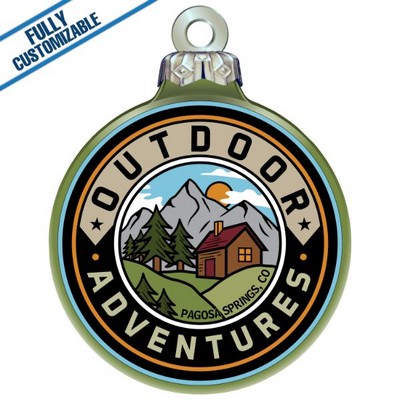 Classic Ball Ornament (3.9" x 4.9")