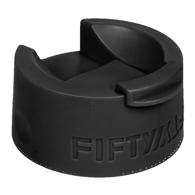 Black Wide Mouth Flip Lid