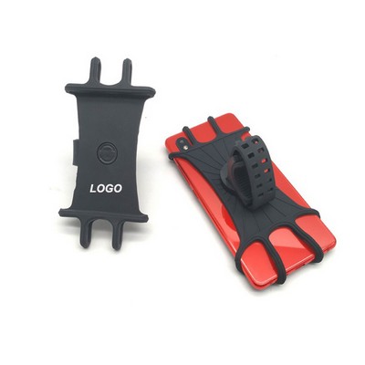 360° Rotating Bike Phone Mount - Silicone Grip