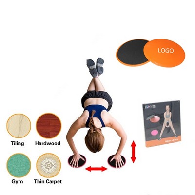 Dual-Sided Yoga Gliders for Home Fitness