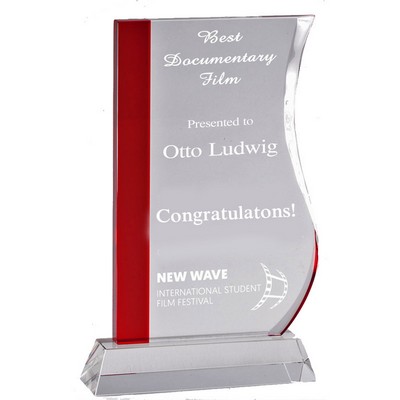 Optical Wave Crystal Award (8 ½" x 5")