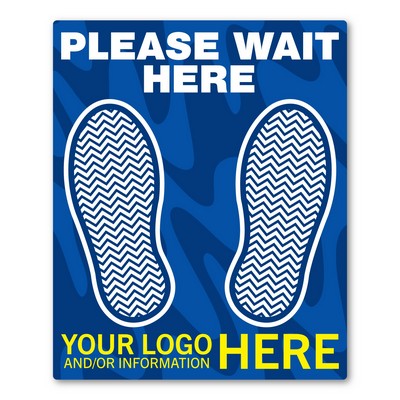 Rectangle Floor Decal - 9" x 11"