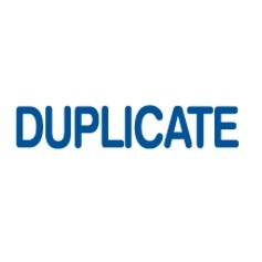 Trodat® Self-Inking Stock Message Stamp- Duplicate
