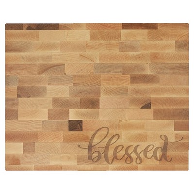 Maple Butcherblock Cutting Board, 16" x 13" x 1 1/2"