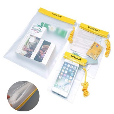Three Piece Set Transparent Waterproof Bag