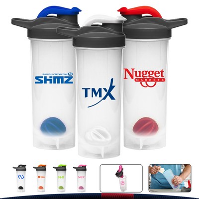 Nsinis Plastic Shaker Bottle - 24 OZ.