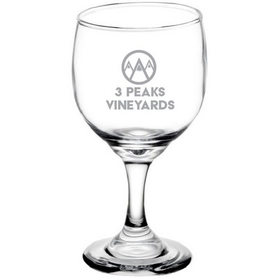 Laser Engraved Libbey® 3764 Embassy 8.5 oz. Red Wine Glass