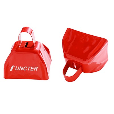 3" Metal Cowbell Noise Makers w/ Handle